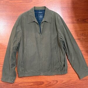 Nautica Olive Green Bomber Jacket - XL